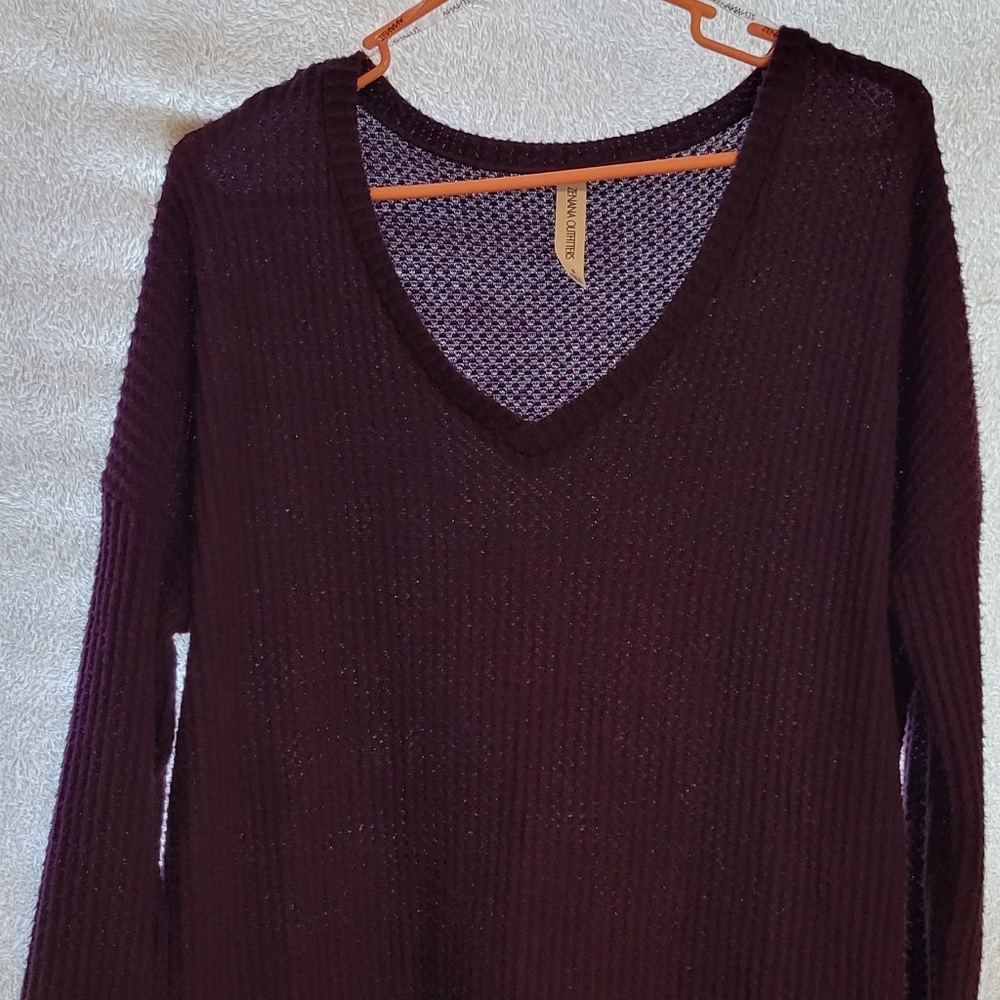 Purple waffle top small